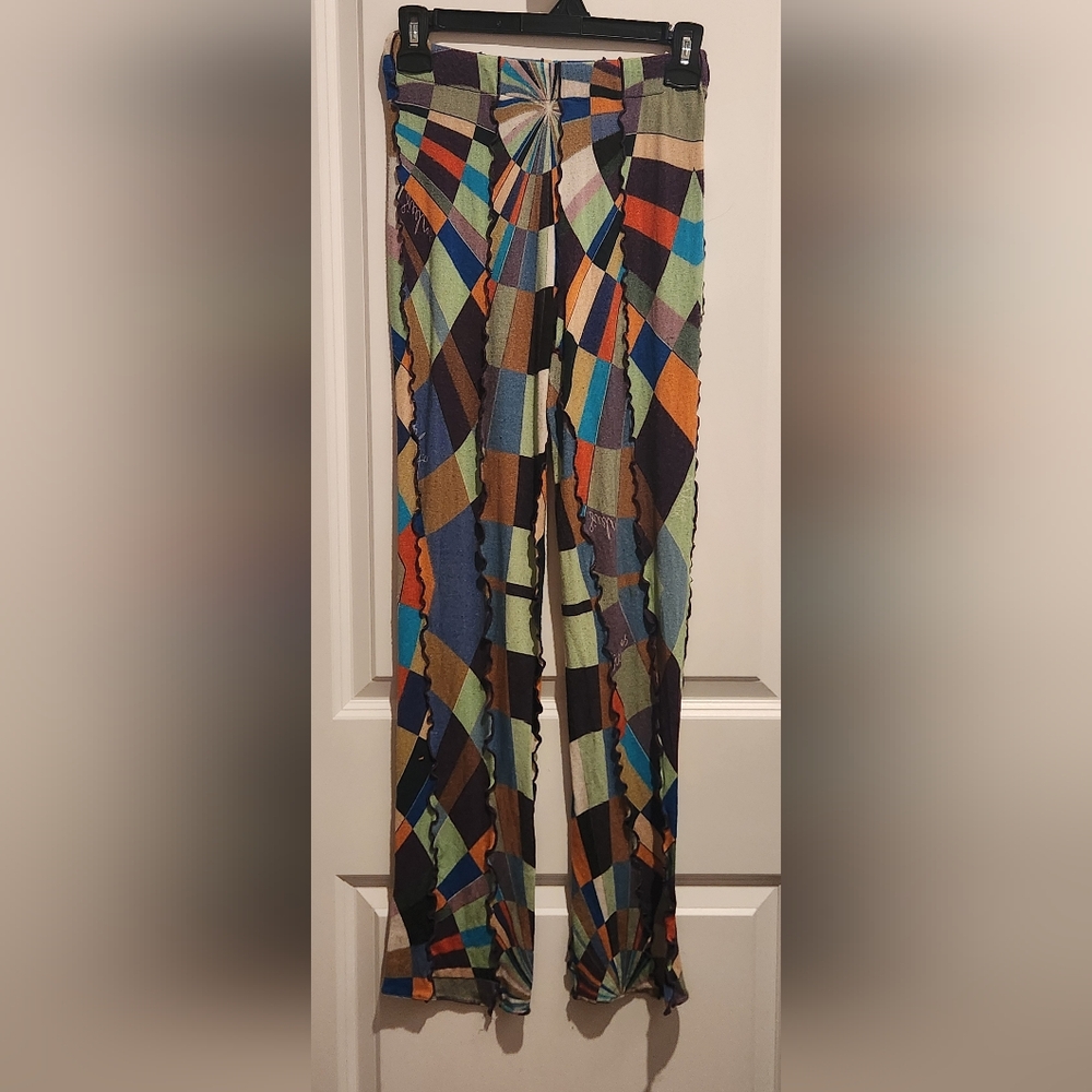 SIEDRES Multicolor Patchwork Trousers